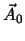 $\vec A_{0}$