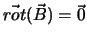$\vec{rot}(\vec B) = \vec 0$