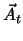 $\vec A_{t}$