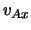 $v_{Ax}$