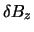 $\displaystyle \delta B_{z}$