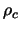 $\rho_{c}$